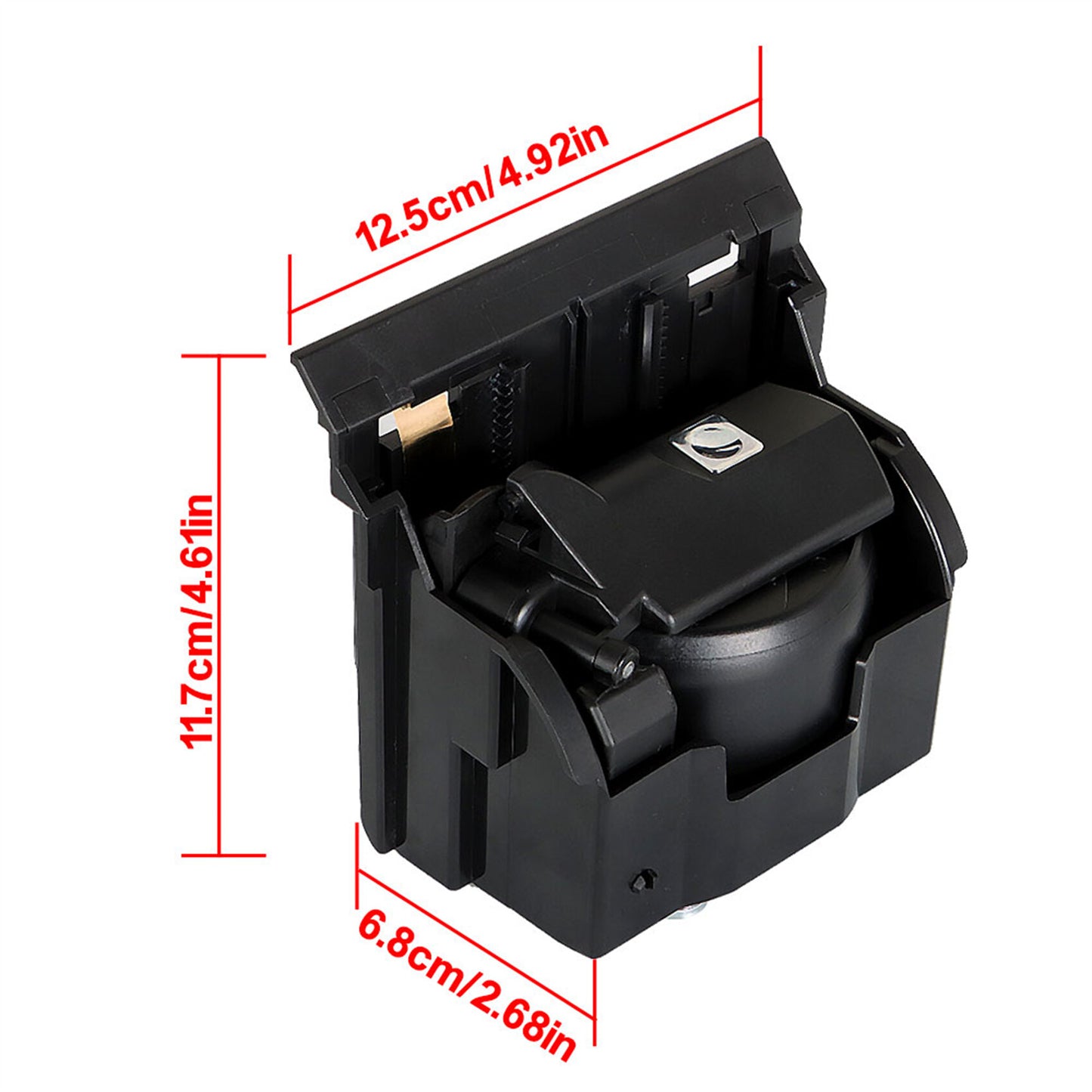 munirater Black Car Center Console Cup Holder Replacement for W220 W221 AMG 2206800014