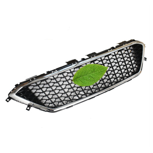 munirater Front Upper Grille Chrome Honeycomb W/O Radar Hole Replacement for 2015-2017 Sonata
