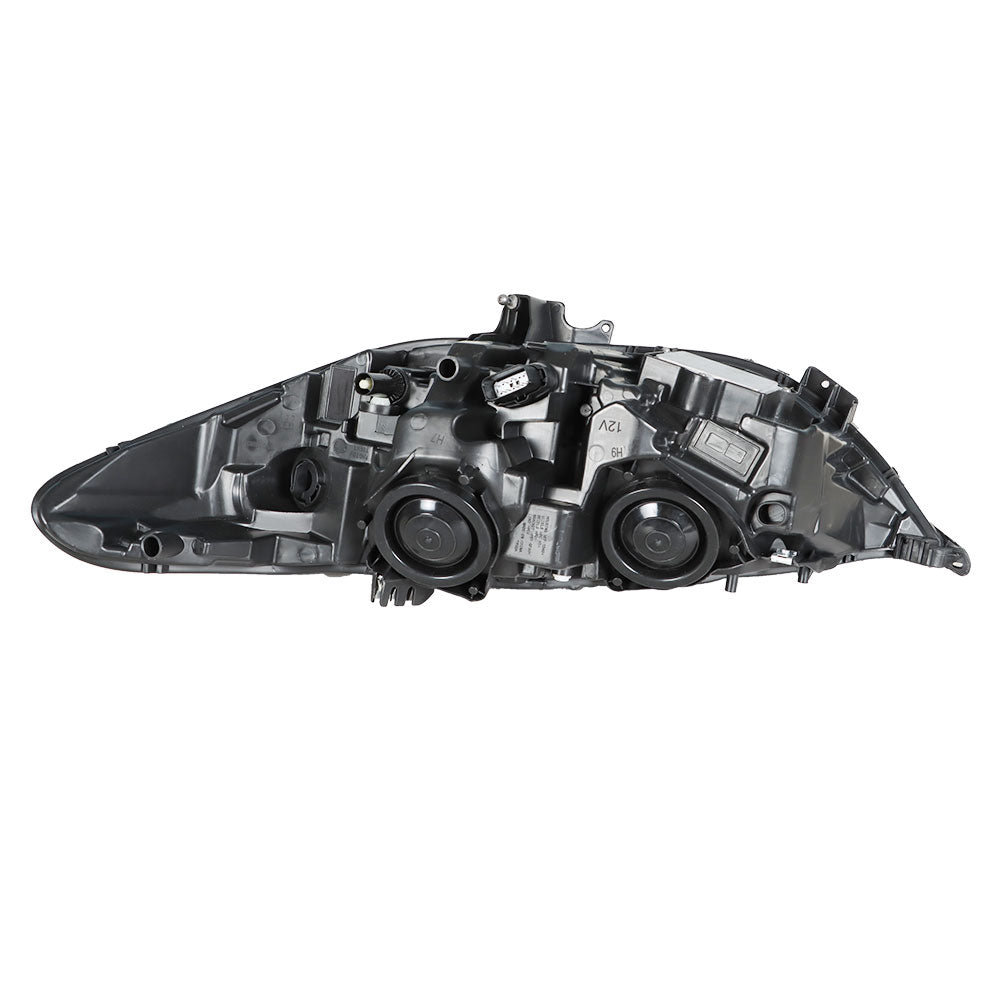 munirater Passenger Side Halogen Projector Headlight Headlamp Assembly w/LED DRL Amber Corner Replacement for 2017-2019 Fusion FO2503350