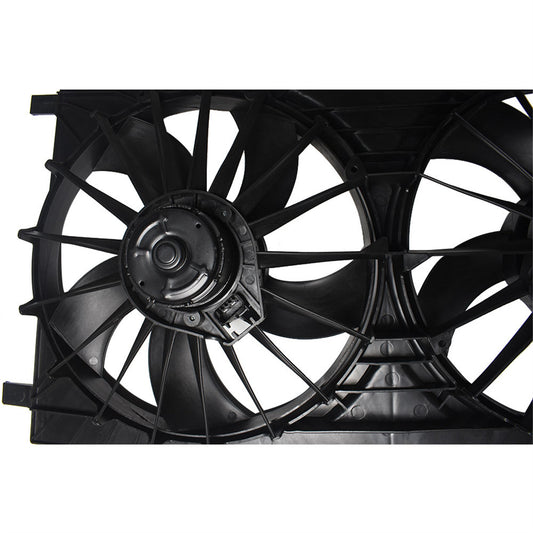 munirater Engine Radiator Condenser Cooling Fan Assembly Replacement for 2007-2017 Caliber/Patriot/Avenger/Compass 621-029 CH3115152 68004051AA 68031872AA