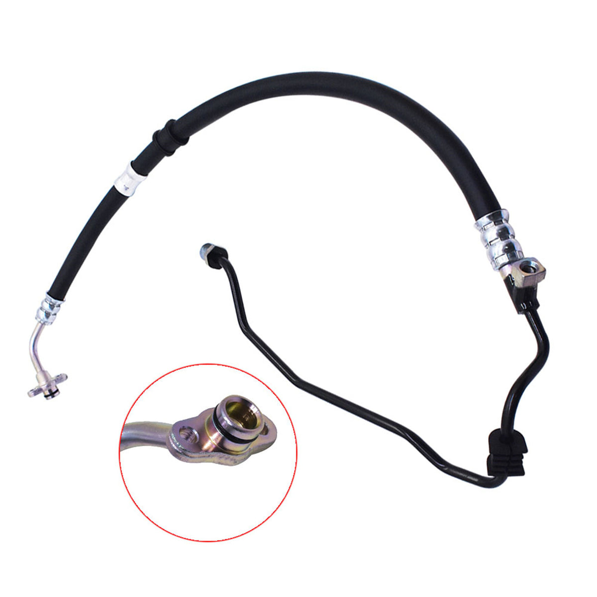 munirater 1-Pack 53713-SNA-A06 Power Steering Feed Hose Replacement for 2006-2011 Honda Civic 1.8L
