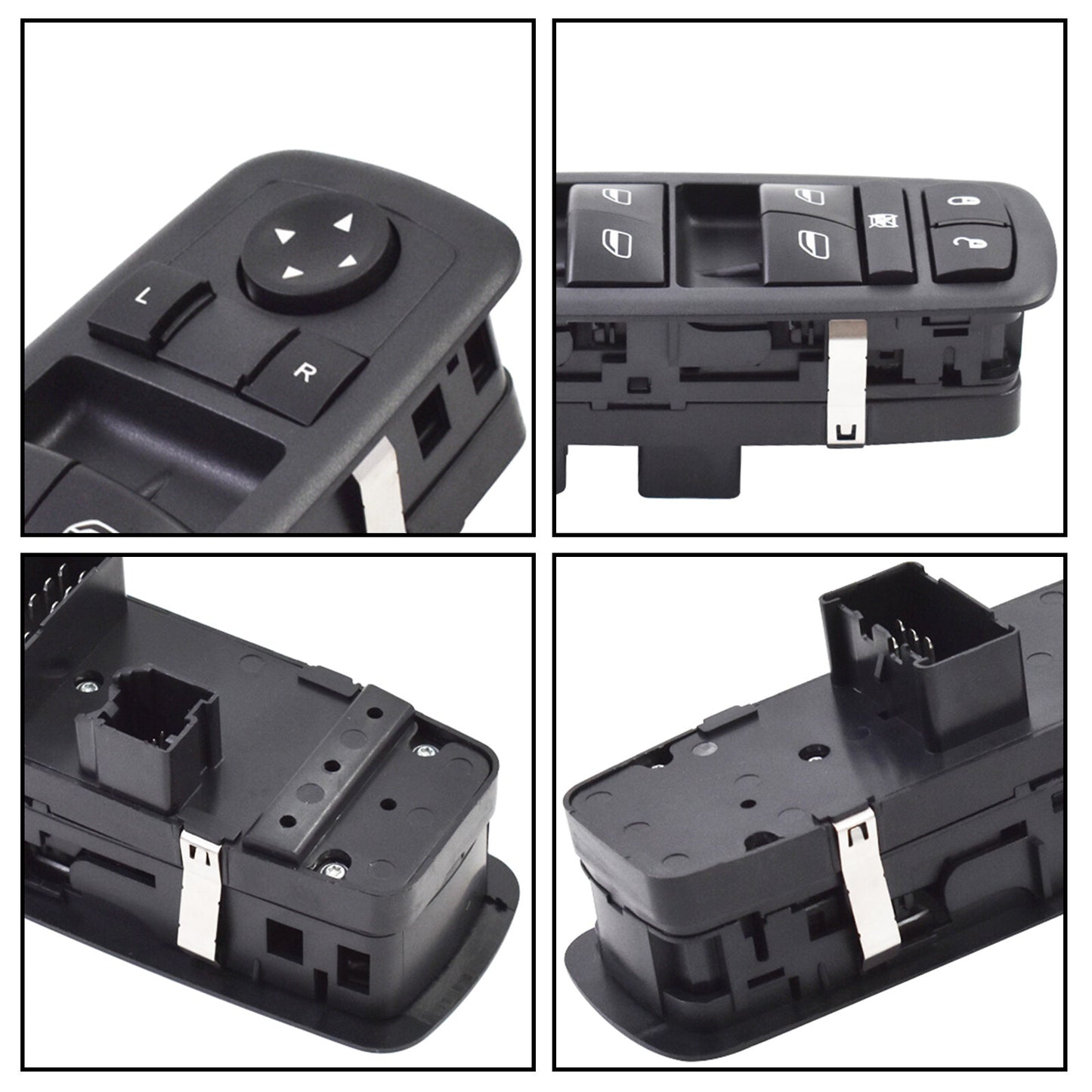 munirater Power Window Master Switch Front Driver Left Side Replacement for 2014-2016 Cherokee 2015-2016 200 56046553AC 68271203AA 68271203AB 641-2733L 901-497