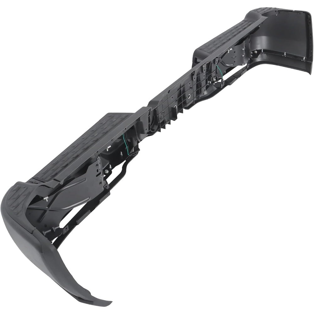 Black Rear Step Bumper for Ram 2500 2019-2024, with Sensor and Light Openings, CH1103179