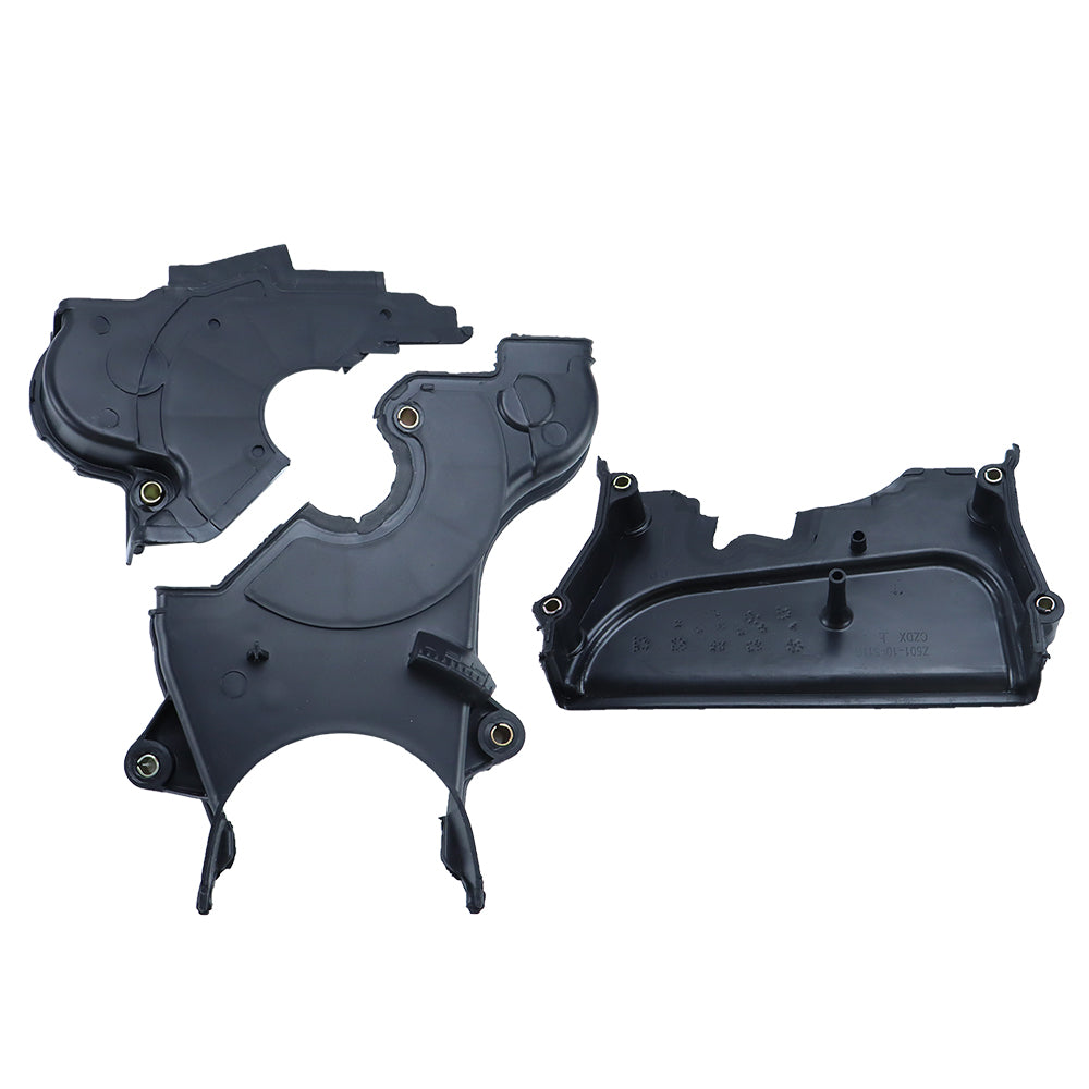 munirater New Engine Timing Cover Set Replacement for 1995-2001 Mazda Protege 1.5L Z50110511