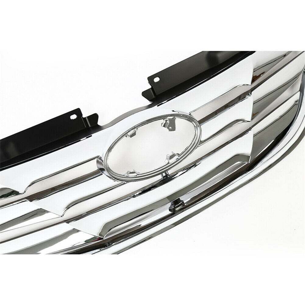 munirater Front Bumper Grille Assembly Black Chrome Replacement for 2011-2013 Sonata