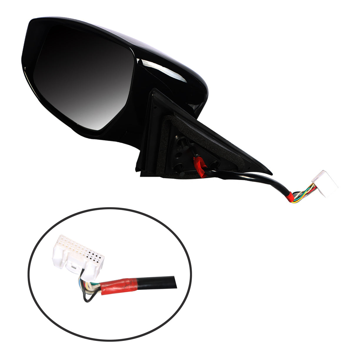 munirater Side Mirror Left Driver Side Power Heated with Turn Signal Black Replacement for 2013-2018 Altima NI1320225 963023TH3A