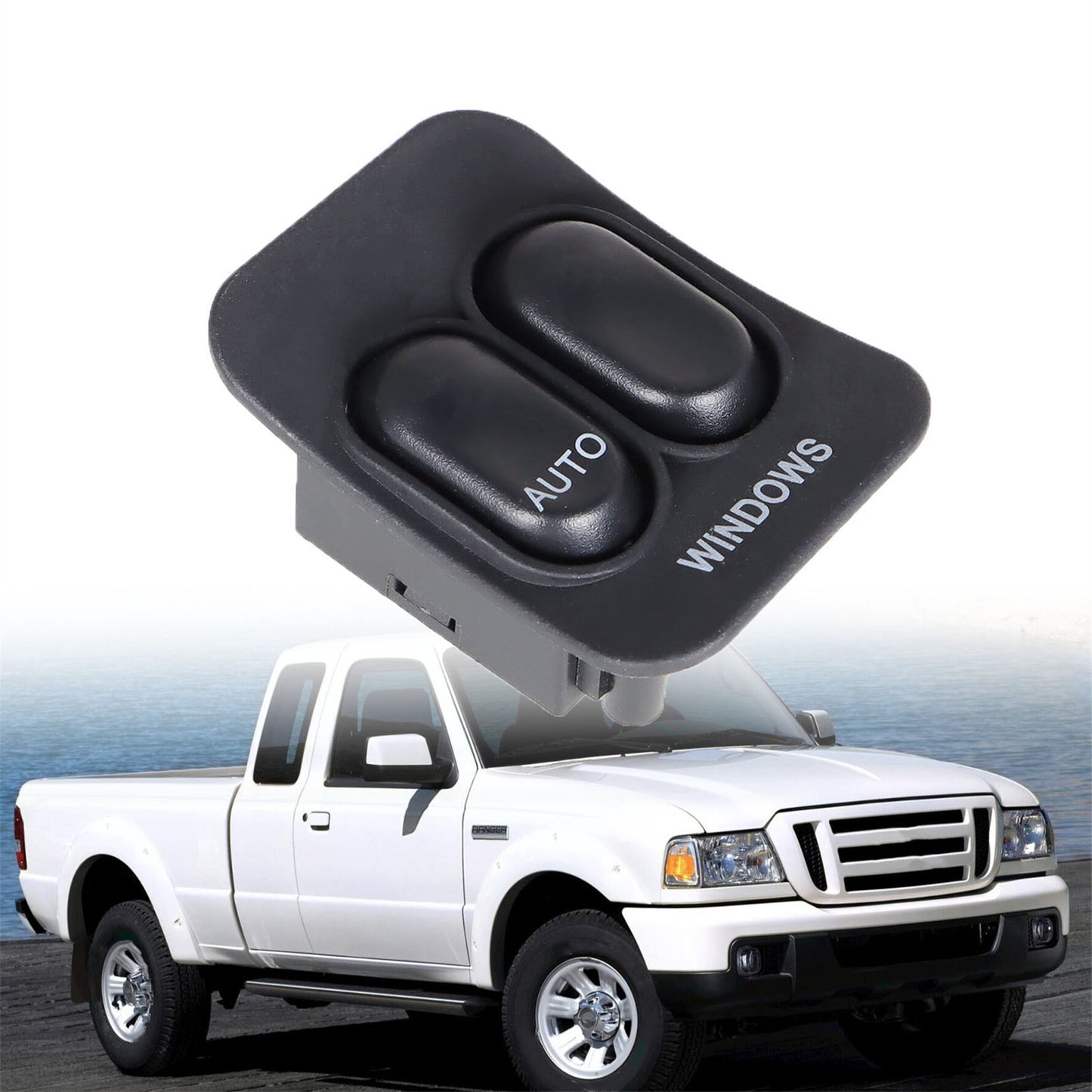 munirater Power Window Switch Master Control Button Front Driver Side Replacement for 1995-2007 Ranger F57Z14529B
