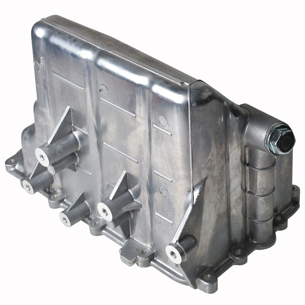 munirater Aluminum Silver Engine Oil Pan fit for 2008-2015 Smart Fortwo 1320100013