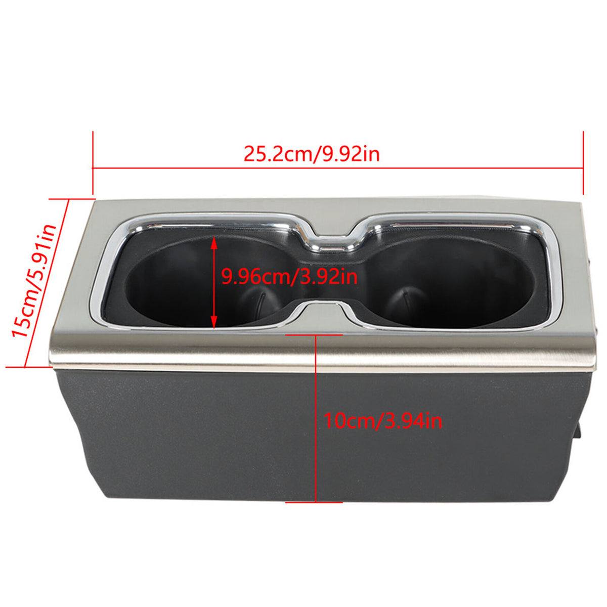 munirater Center Console Cup Holder (Burnish) Replacement for 2014-2015 Sierra 23467147