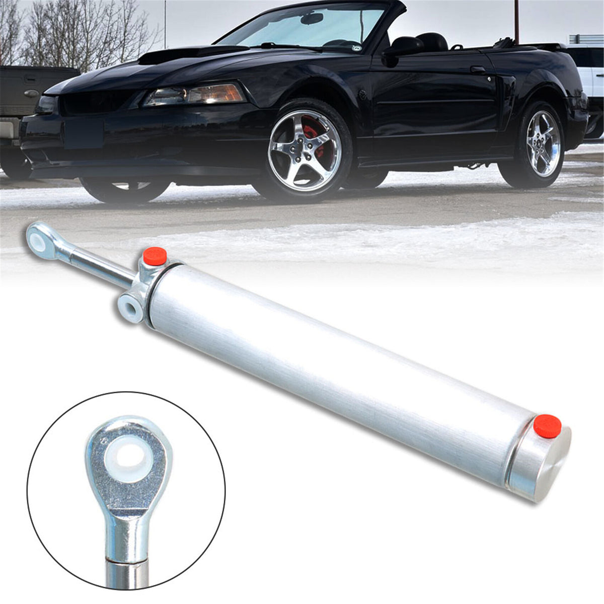 munirater Convertible Top Hydraulic Cylinders Lift Arms Replacement for 1999 2000 2001 2002 2003 2004 Mustang GT LX