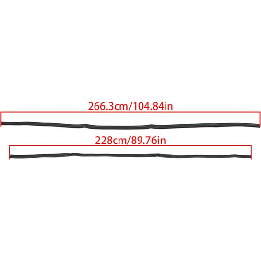 Door Glass Run Channel Seals for Toyota Land Cruiser & Lexus LX450