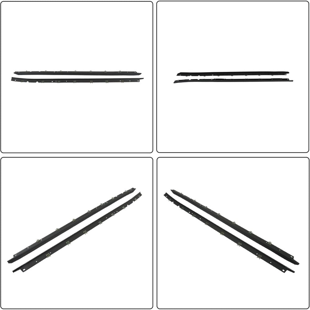 Window Sweep Weatherstrip Kit for 1984-1989 Chevrolet Corvette, 4-Piece