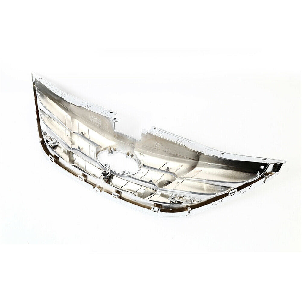 munirater Front Bumper Grille Assembly Black Chrome Replacement for 2011-2013 Sonata