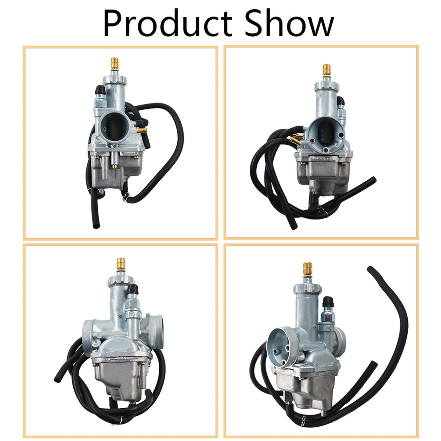 munirater Carburetor & Throttle Cable Replacement for Kawasaki Bayou 220 250 KLF220 KLF250A