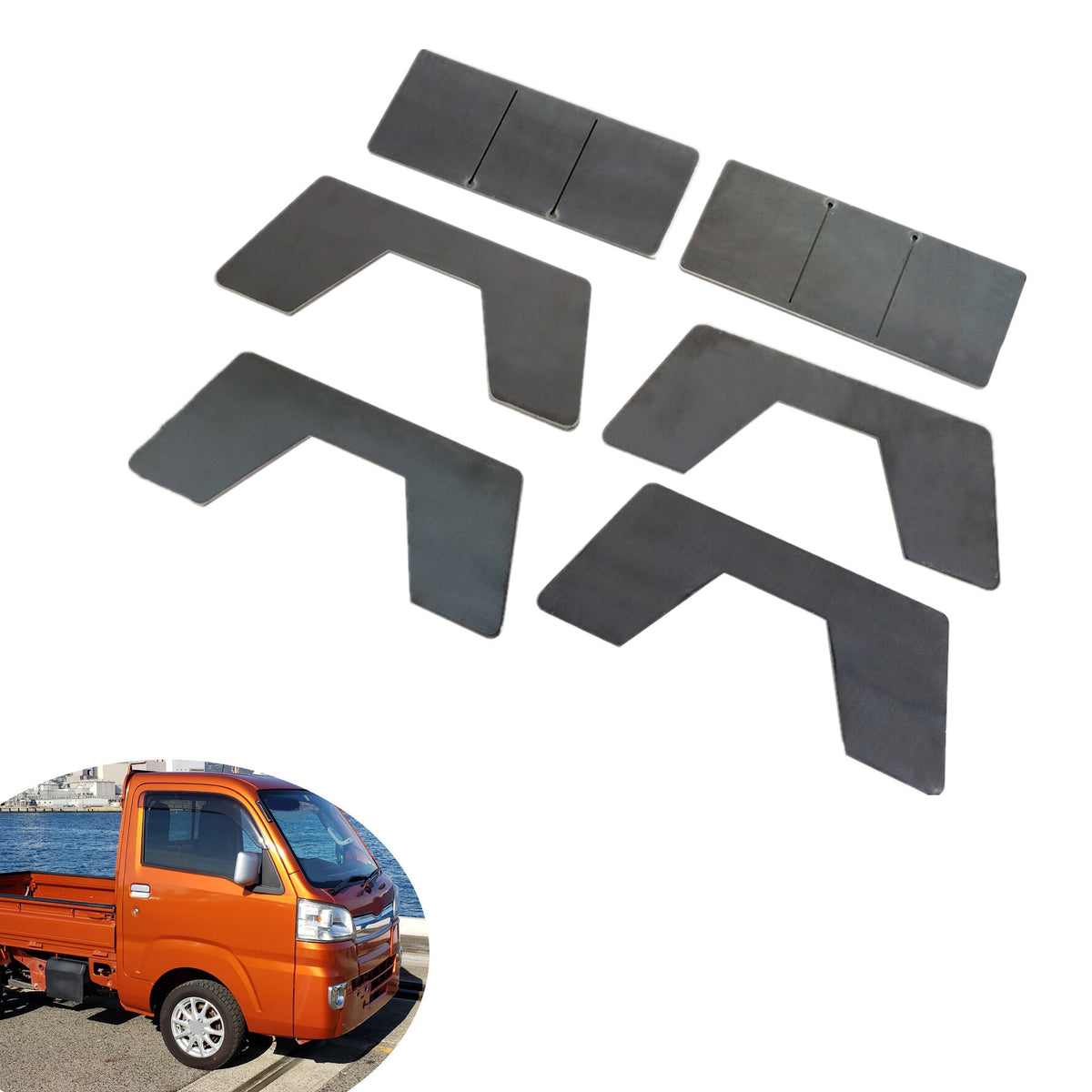 munirater Universal Mini C Notch Kit, Frame Notch, Under Bed Notch Replacement for Minitrucks, Sport Dropped Trucks