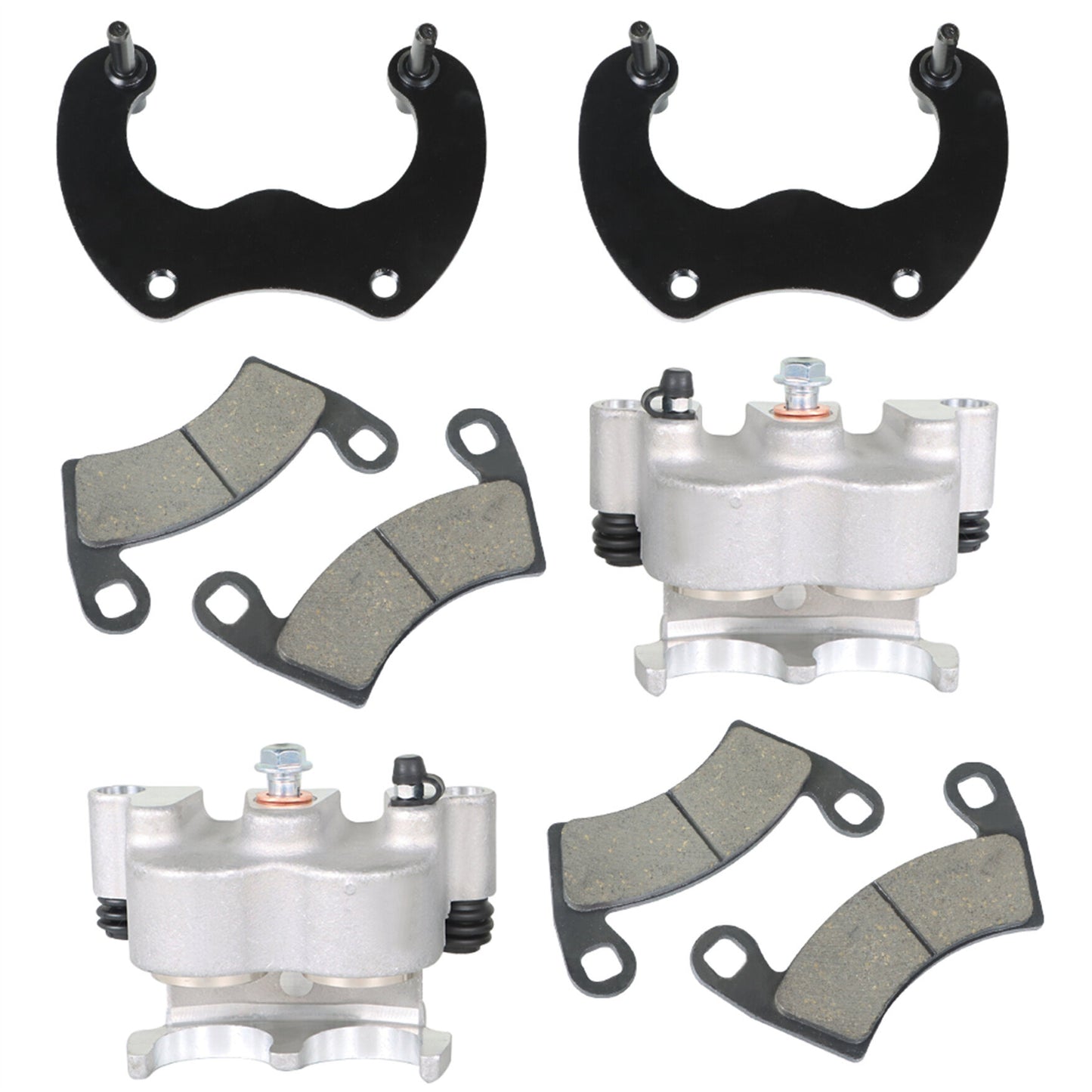 munirater Rear Left Right Brake Caliper Pad Set For Polaris Ranger RZR XP 1000 1912262