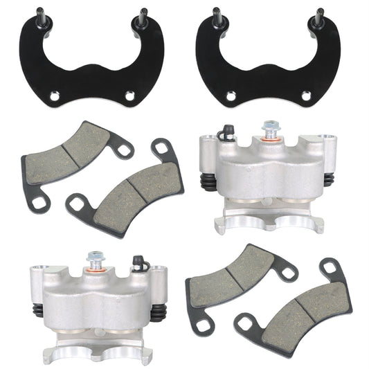 munirater Rear Left Right Brake Caliper Pad Set For Polaris Ranger RZR XP 1000 1912262
