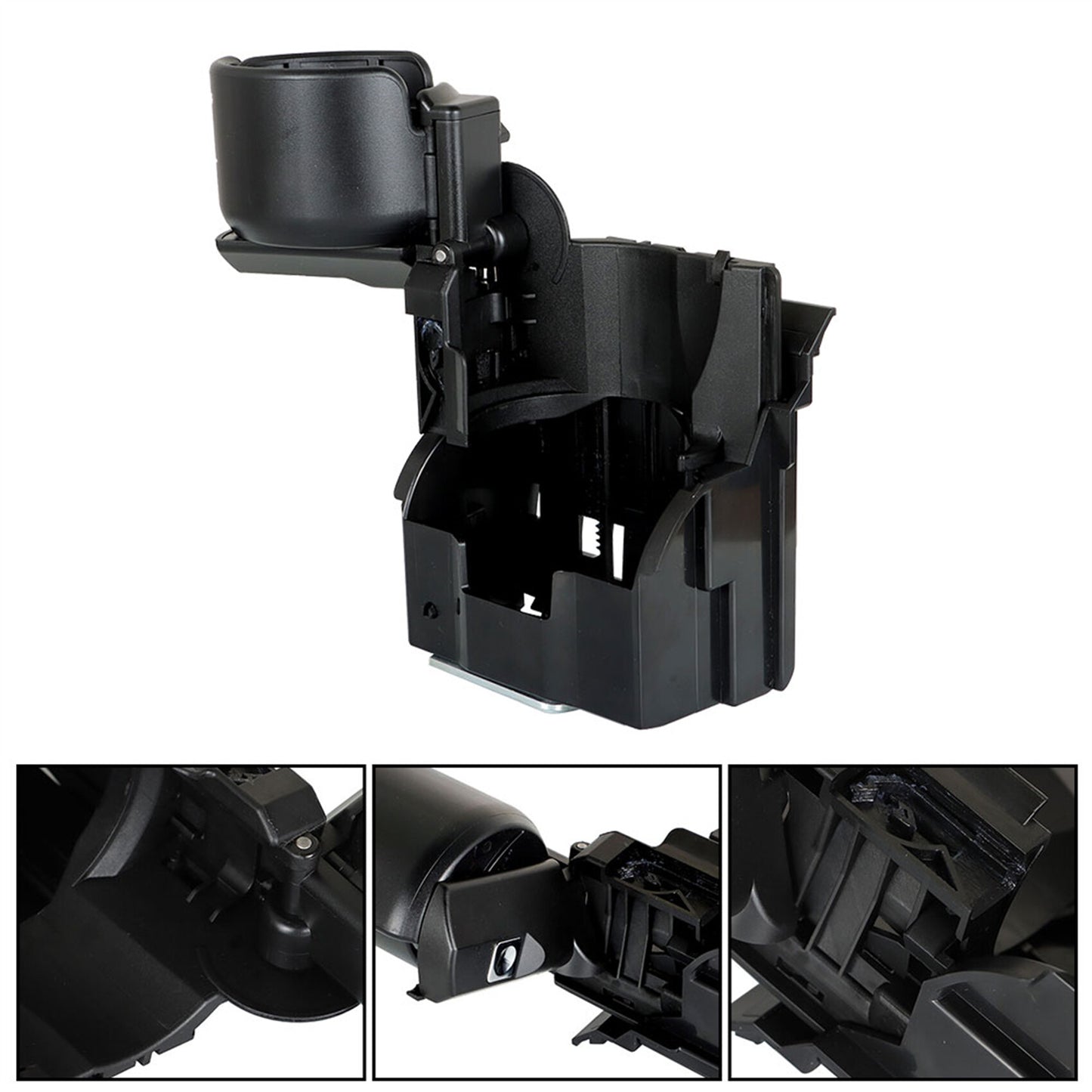 munirater Black Car Center Console Cup Holder Replacement for W220 W221 AMG 2206800014