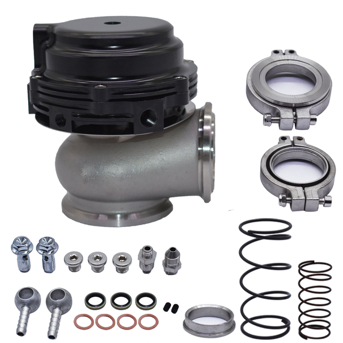 munirater WG-44MM-BK 44mm Steel Water Cooled External Turbo (Blcak)