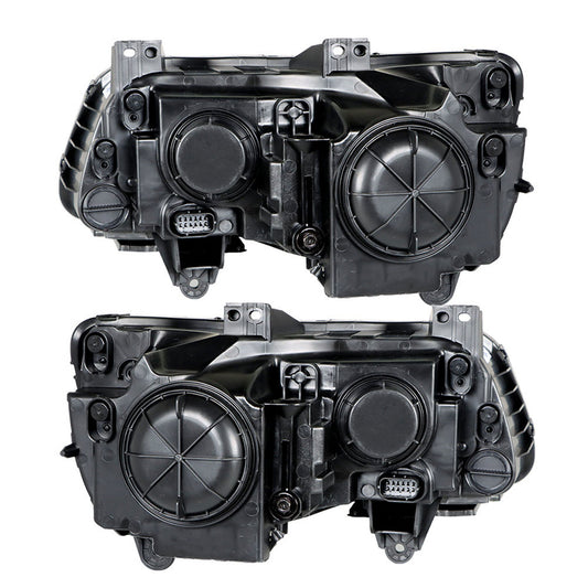 munirater Headlight Fit For 2011-2014 Chrysler 300 Halogen Type w/LED DRL Clear Lens RH&LH