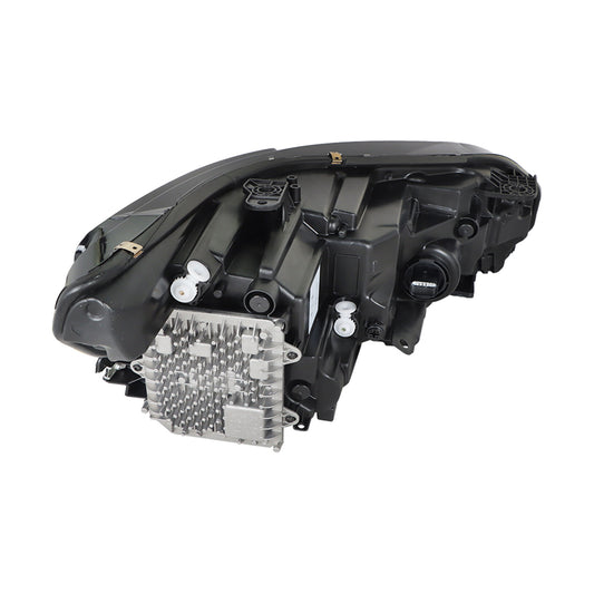 munirater Left Headlight For 2019-2022 Jeep Cherokee LED w/ Ballast Black Housing