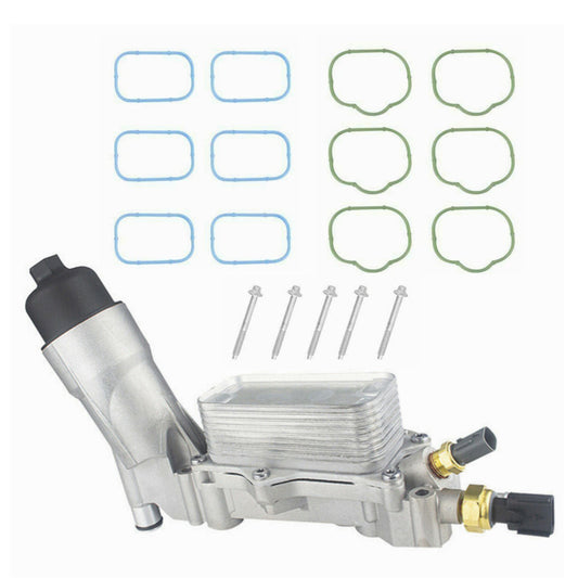 munirater Oil Filter Assembly For 2011-2016 Jeep Dodge Chrysler Aluminum Housing 5184294A