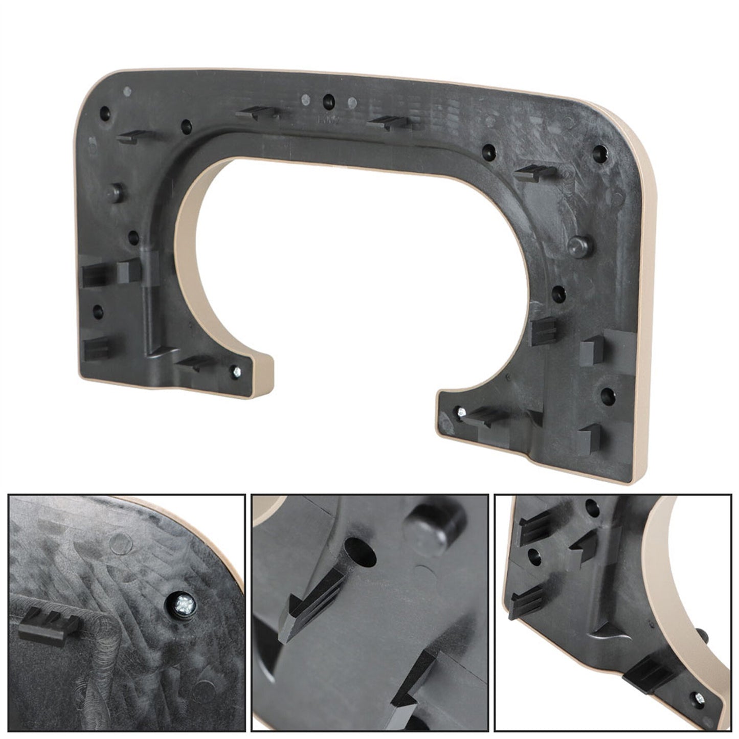 munirater Cup Holder Pad Center Console Beige Replacement for 1999-2010 F250 F350 F450