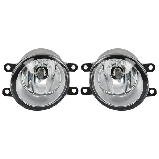 munirater Fog Light Kit Switch Bulbs Bezel Wire Harness Gray For 2018-2019 Toyota Sienna