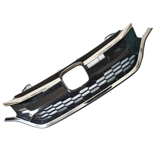 munirater Front Bumper Automotive Grille Black Chrome Replacement for 2015 2016 CR-V Sport Utility 4-Door