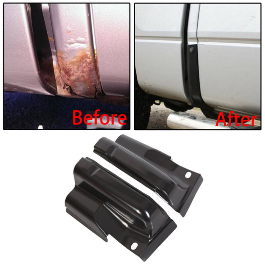 munirater 2PCS Cab Corners Crew Cab Steel Replacement for 2009-2014 F-150 4 Door Pickup Truck