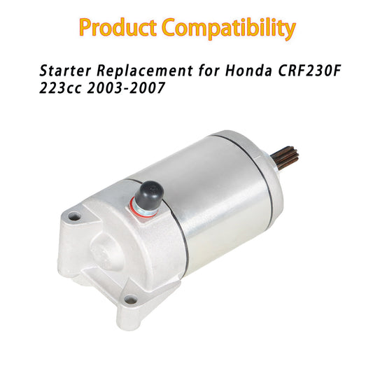 munirater Starter Replacement for CRF230F 223cc 2003 2004 2005 2006 2007