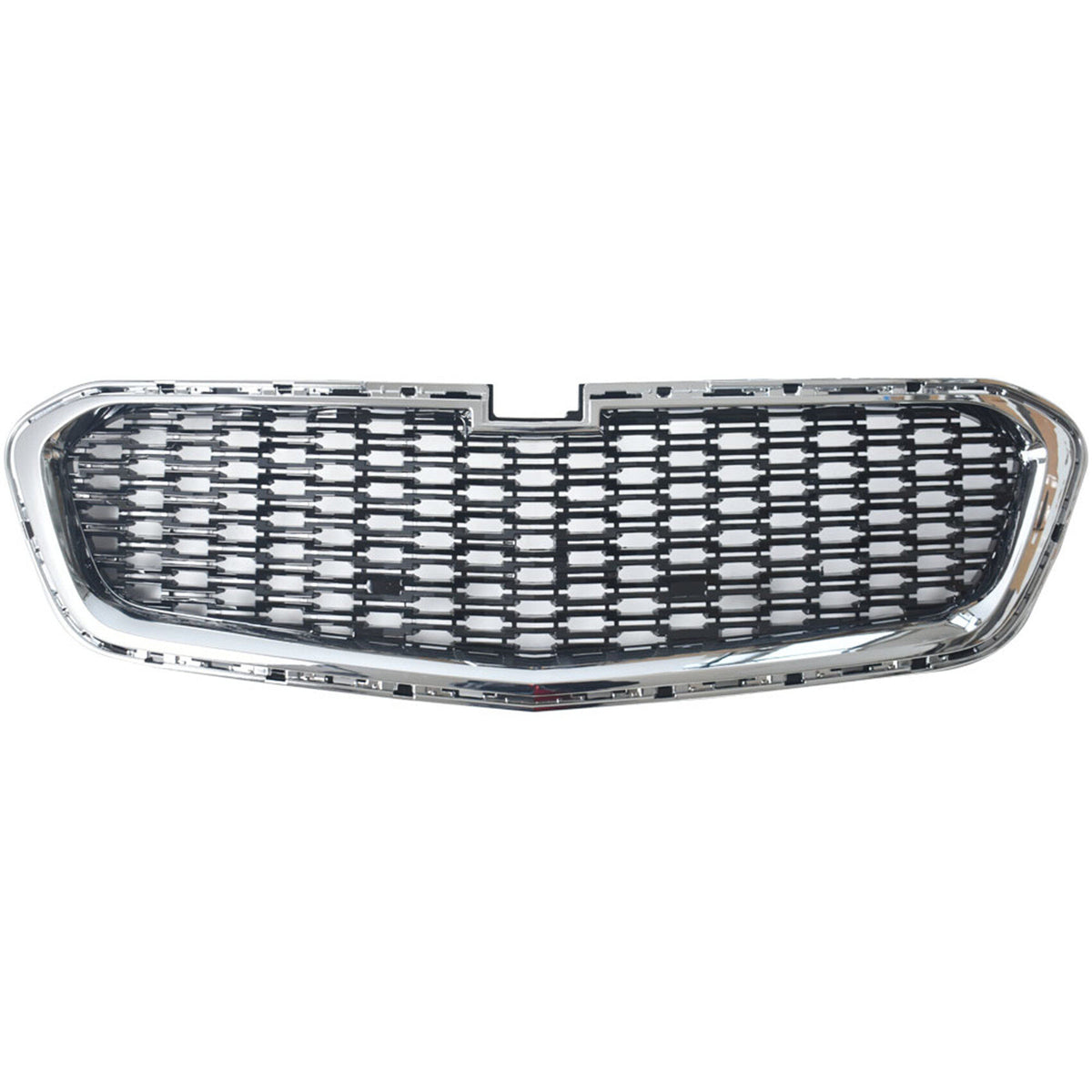 munirater Front Radiator Lower Grille Chrome Black Replacement for 2014 2015 Malibu Sedan 4-Door