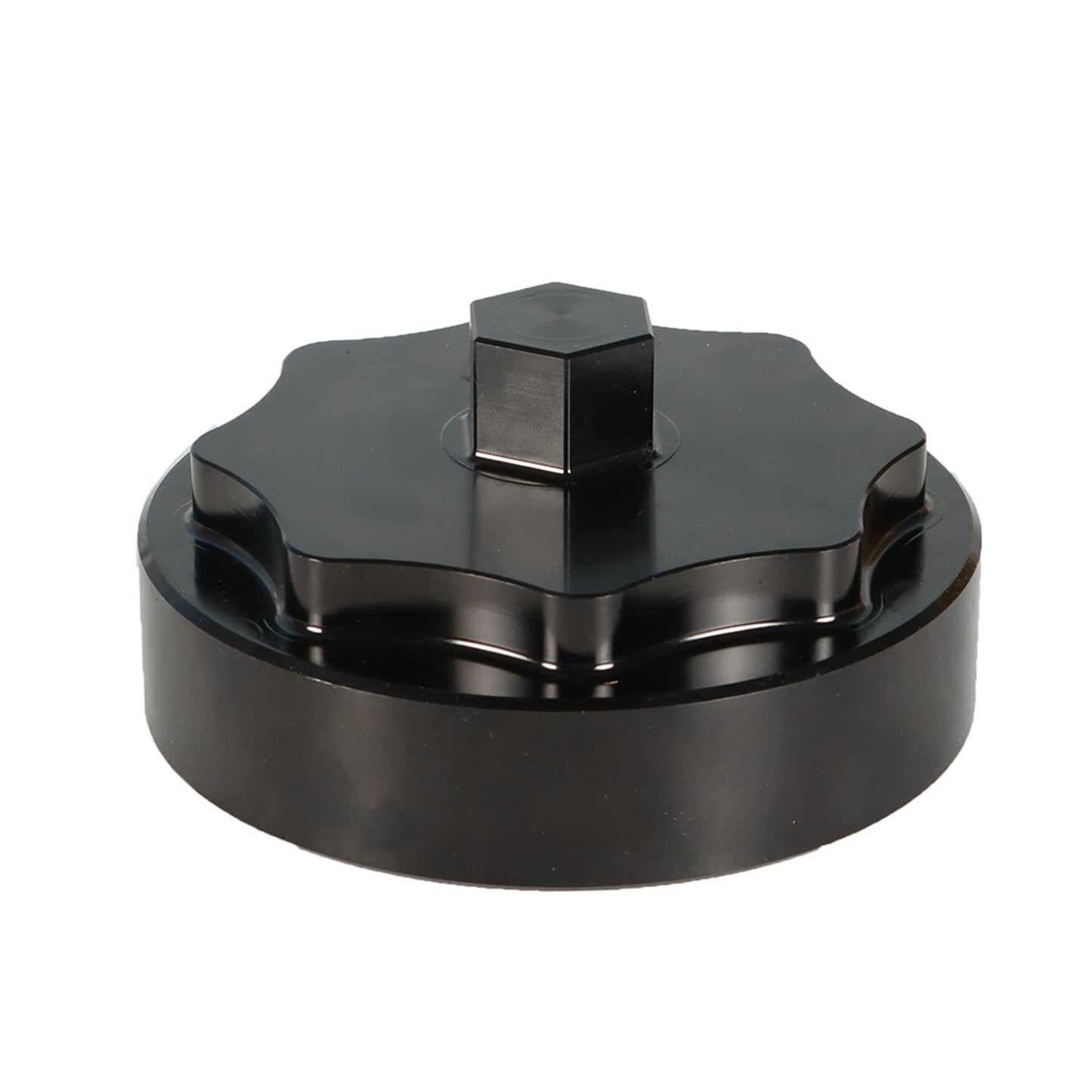 munirater Fuel Filter Canister Housing Cover Cap Aluminum Replacement for 2010-2019 Ram 6.7L 2500 3500 4500 5500 Cummins Diesel Engine 68065612AA (black)