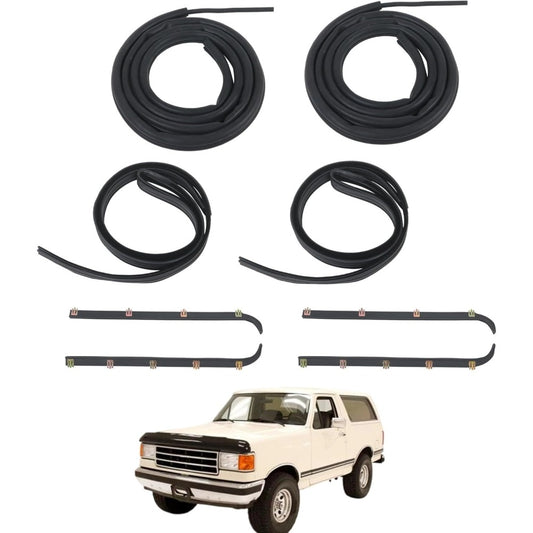 Door Weatherstrip Kit for Ford Bronco & F-Series, 8-Piece, DK211087