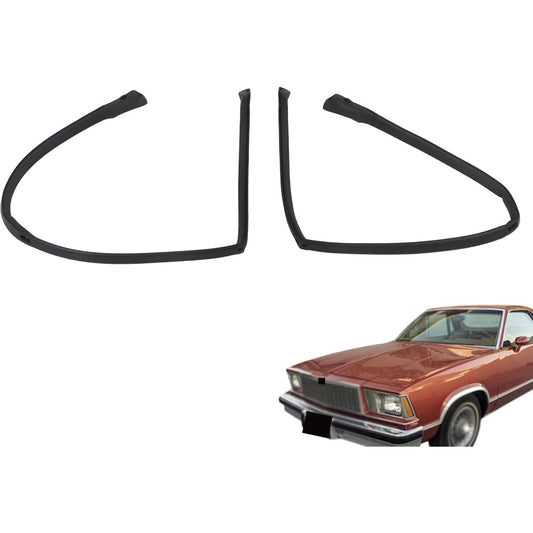 Roof Rail Weatherstrip Seals for 1978-1987 GMC Caballero & Chevrolet El Camino, Pair