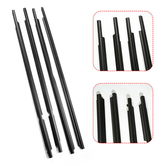 munirater Weatherstrip Window Moulding Trim Seal Belt Replacement for 2003-2009 Land Cruiser Prado and GX470