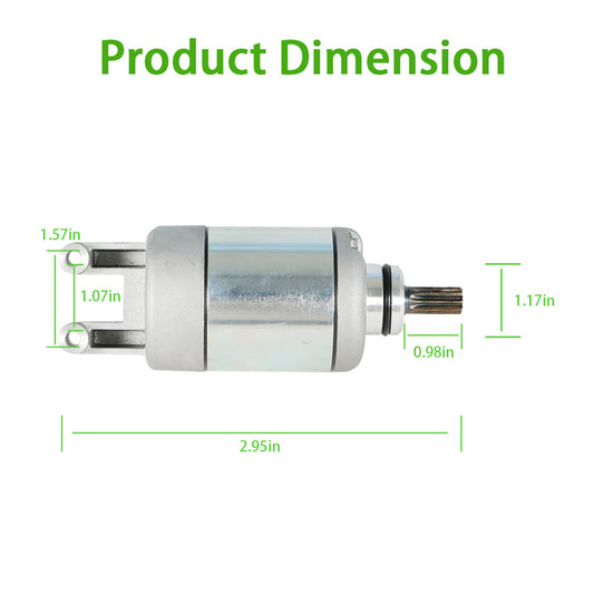 munirater Starter Motor Assembly Replacement for Yamaha YZF R6 YZF R6S FZ6 5EB-81890-00-00