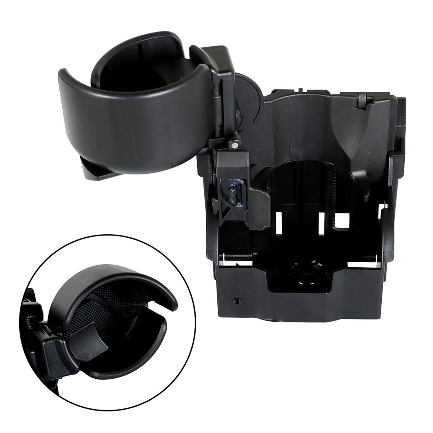 munirater Black Car Center Console Cup Holder Replacement for W220 W221 AMG 2206800014