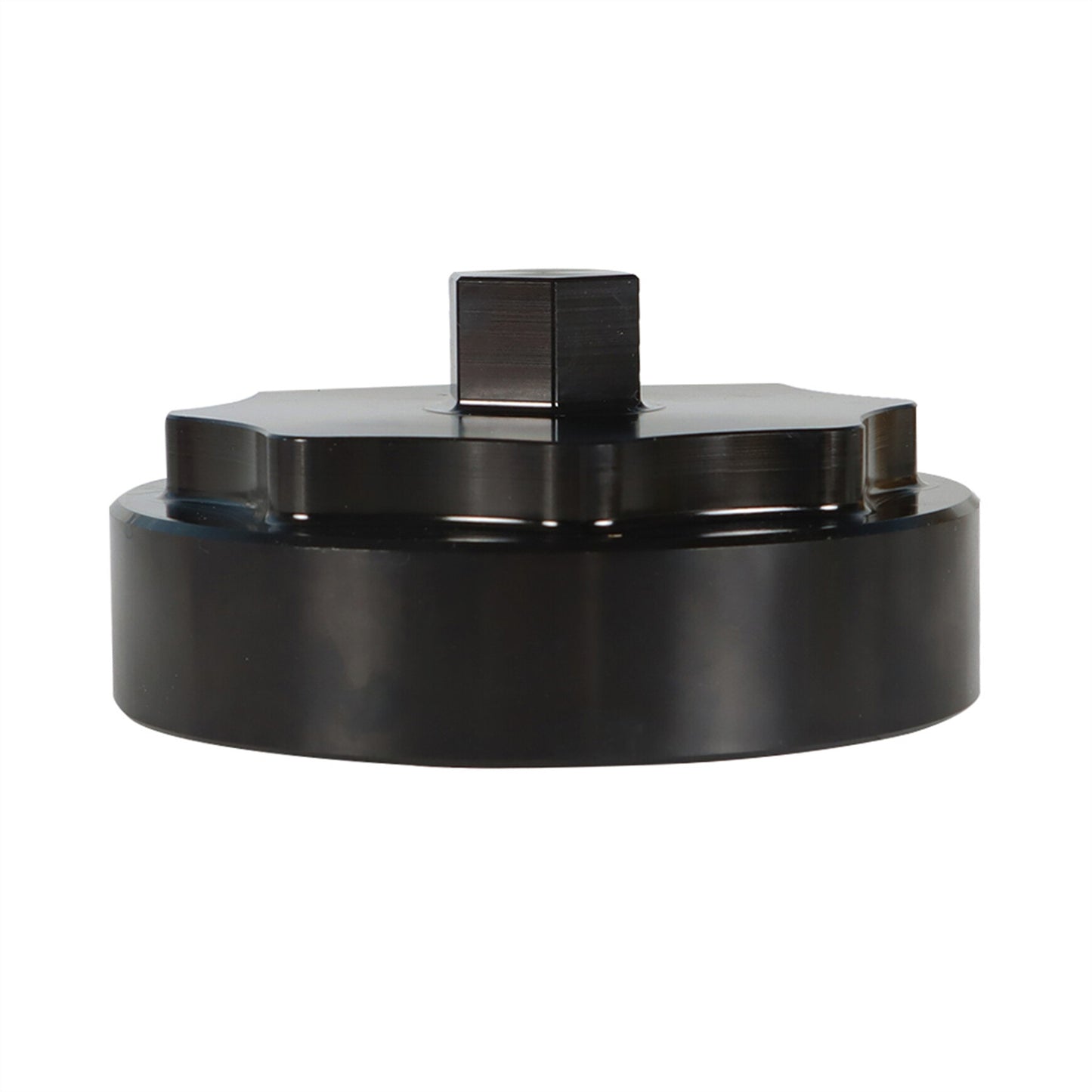 munirater Fuel Filter Canister Housing Cover Cap Aluminum Replacement for 2010-2019 Ram 6.7L 2500 3500 4500 5500 Cummins Diesel Engine 68065612AA (black)