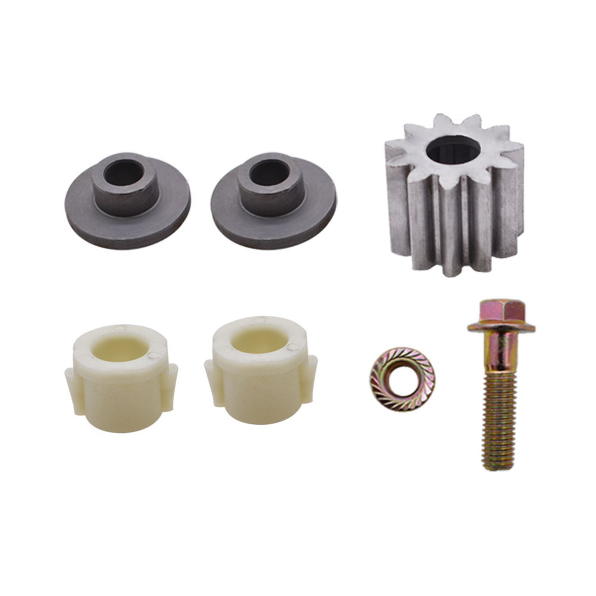 munirater Selective Sector Gear Pinion Gear w/Bushings Replacement for John Deere L118 L120 L130