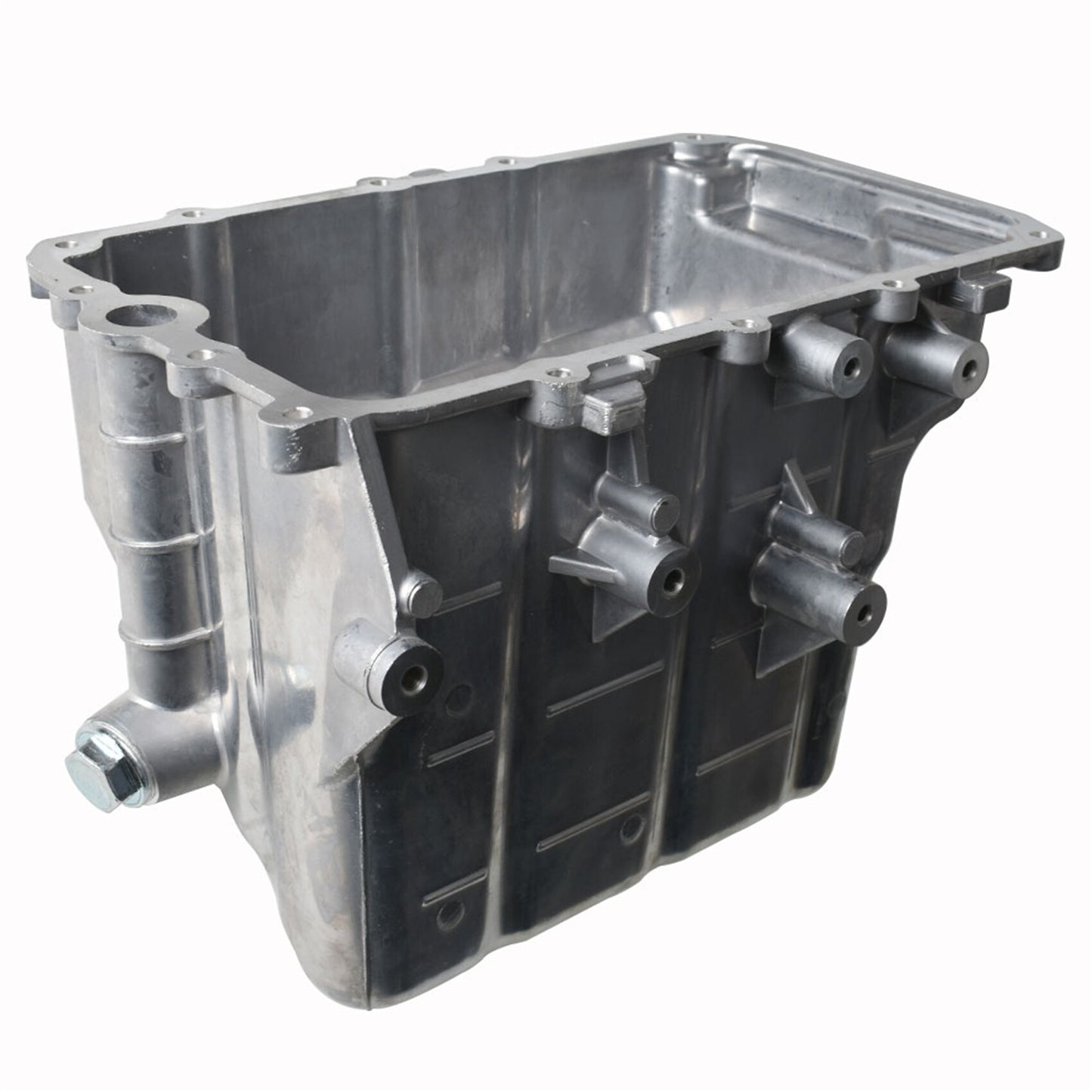 munirater Aluminum Silver Engine Oil Pan fit for 2008-2015 Smart Fortwo 1320100013