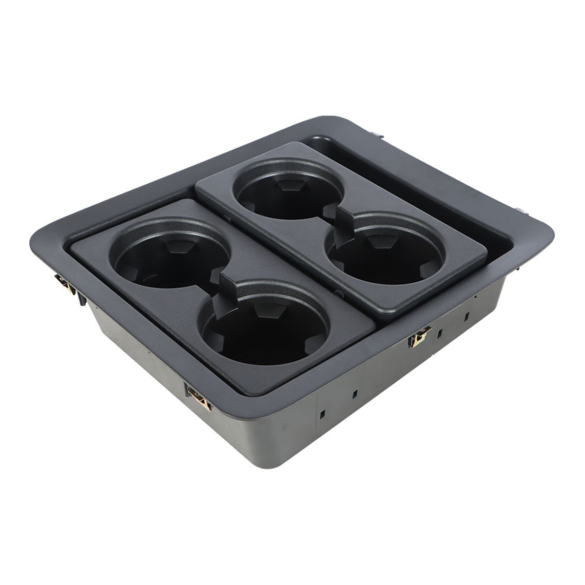 munirater Black Car Cup Holder Center Console with Tray Replacement for Silverado 1500 Avalanche 2007-2013 22860866