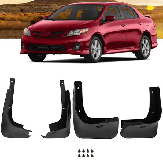 munirater 4Pcs Car Mud Flaps Splash Guard Fender Mudguards Cover Replacement for 2009-2013 Toyota Corolla