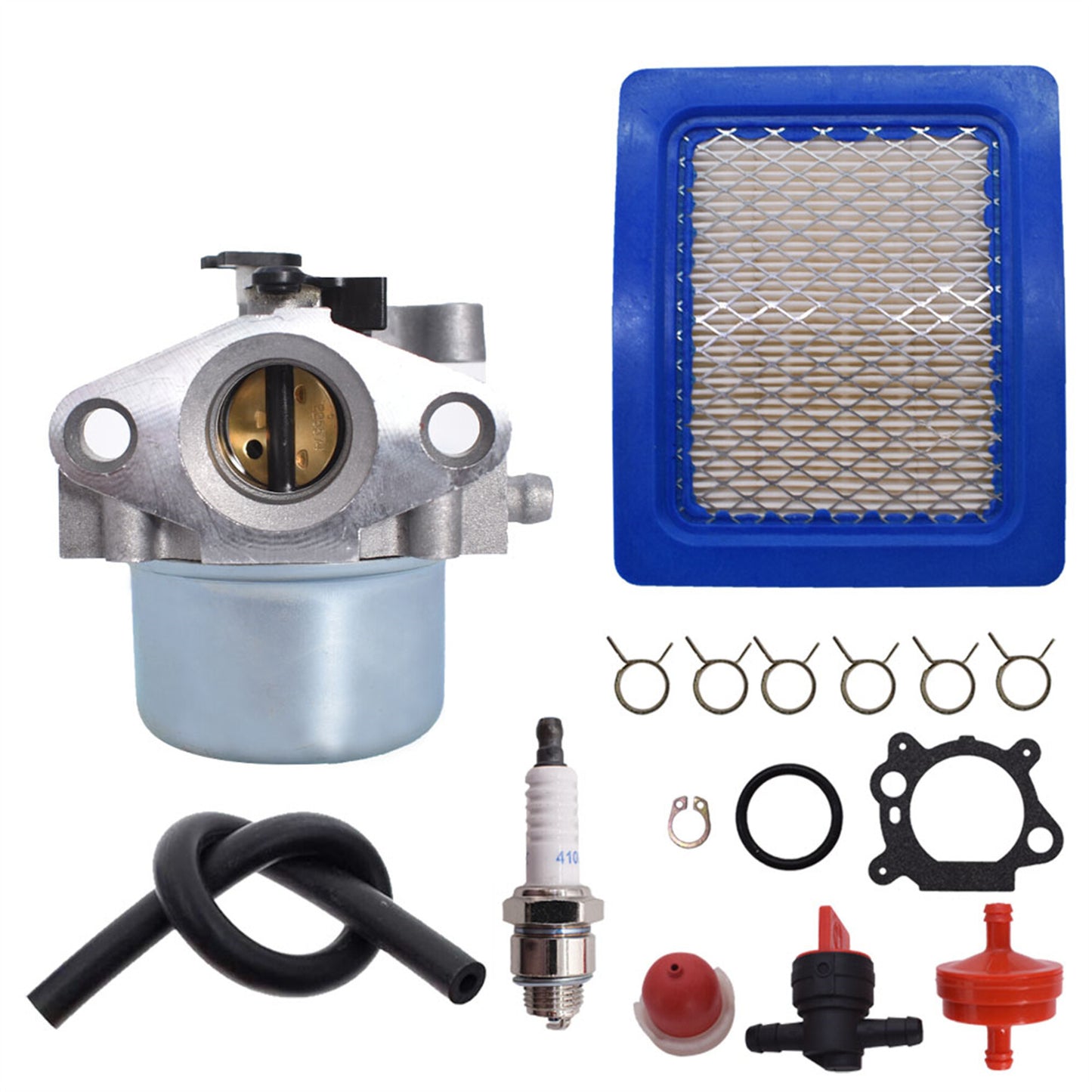 munirater Carburetor with Air Filter Spark Plug Primer Bulb Replacement for Briggs & Stratton 799866 790845 799871 796707 794304 12H800 Engine for Toro 22 Recycler for Troy Bilt TB230 Lawn Mower