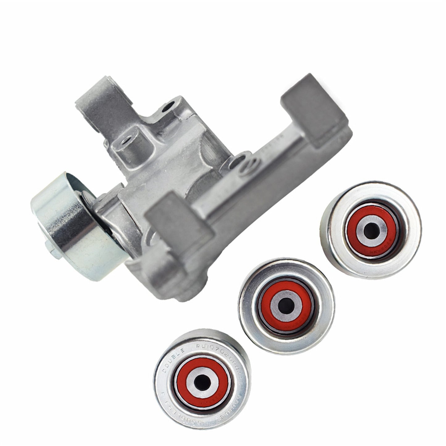 munirater Drive Belt Tensioner & 3 Pulley For 2005-15 Toyota Tacoma Tundra 4.0 V6 1T132P111P30 1660331040 1660431020