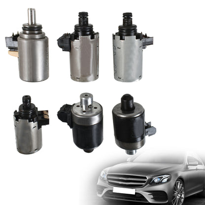 munirater 6 Pcs Automatic Transmission Solenoids 722.6 Solenoids Set Replacement for S350 S420 5-Speed