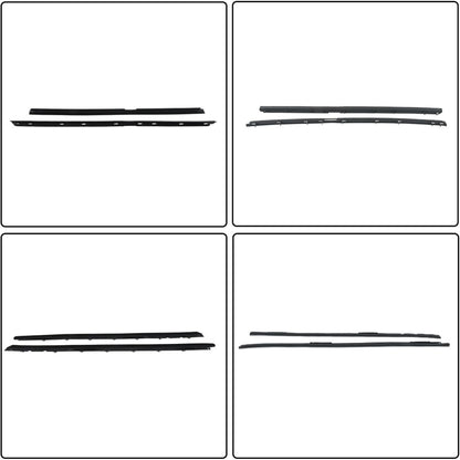 Window Weatherstrip Molding Kit for 1990-1996 Chevrolet Corvette, 4-Piece