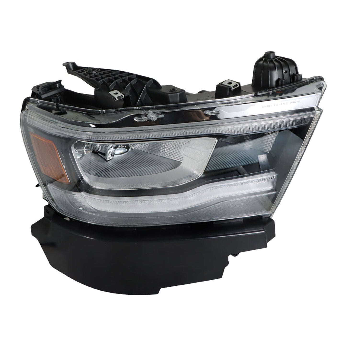 munirater Full LED Headlight For 2019-2021 Dodge Ram 1500 W/DRL Clear Lens Right Side