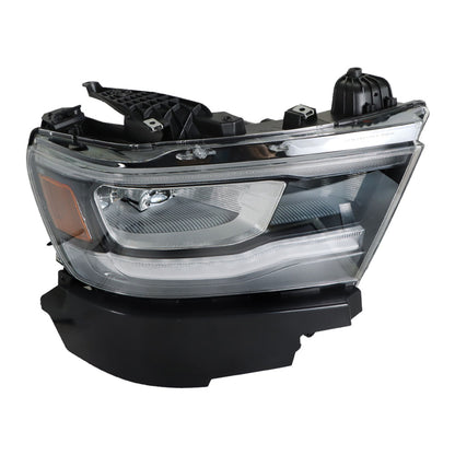 munirater Full LED Headlight For 2019-2021 Dodge Ram 1500 W/DRL Clear Lens Right Side