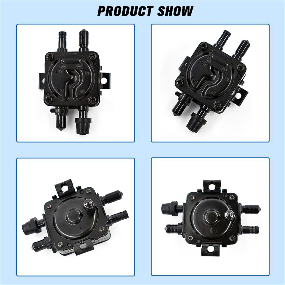 munirater Vacuum Fuel Pump Replacement for Onan Engine P216G P218G P220G P224G B43E B43G B48G B43 P218 P220 Lawn Mower